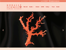 Tablet Screenshot of koralle-schmuck.com